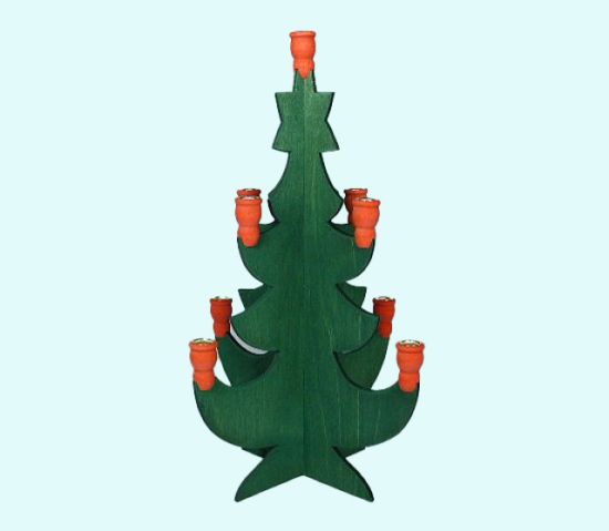 Tree c-h 13", 9 S candles