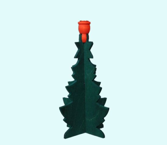 Tree c-h 6 1/2", 1 S candle