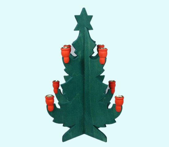 Tree c-h 12", 8 S candles