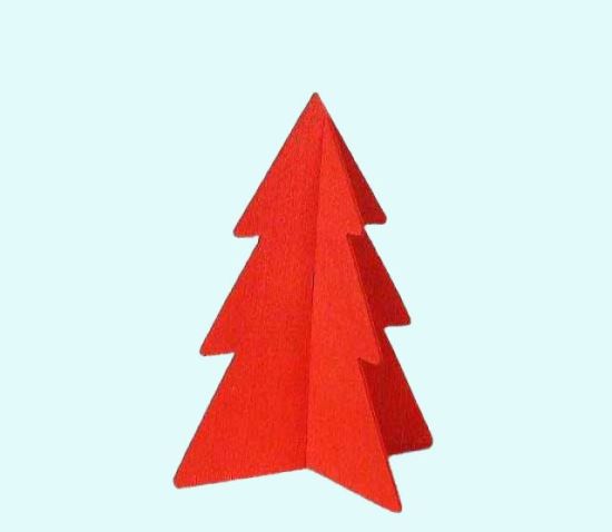 Tree M red, set of 3