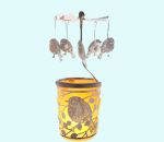 Candle lantern carousel, bullfinch