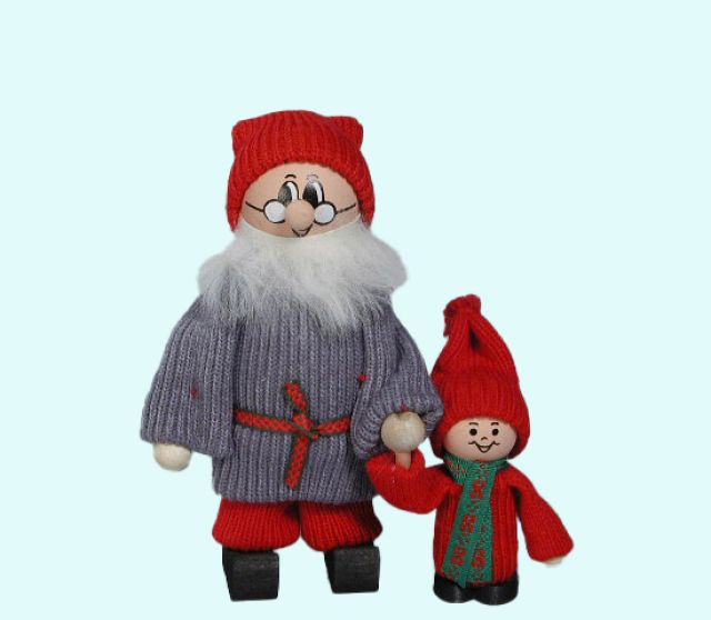 Tomte w/ child