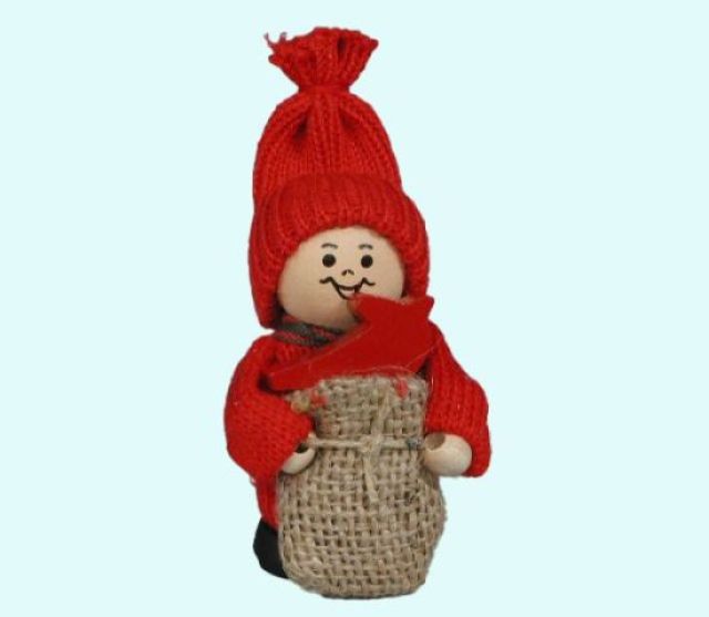 Tomte w/ horse in sack