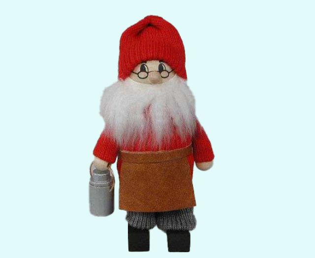 Tomte w/ milk can