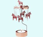 Party chime, Dalahorse red/copper