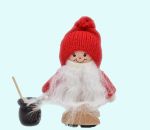 Tomte w/ porridge bowl