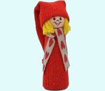 Tomte girl w/heart scarf