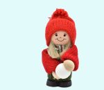 Tomte girl w/snowball