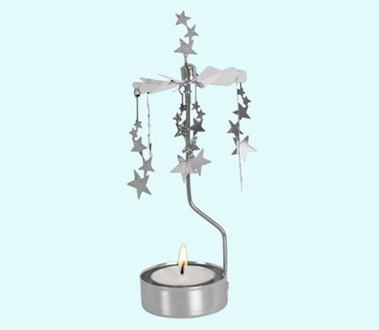 Party chime, night sky silver