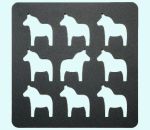 Trivet black iron, Dalahorse