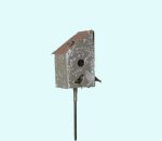 Plant stick, birdhouse