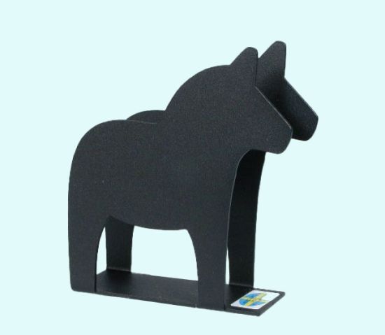 Napkin holder, black horse