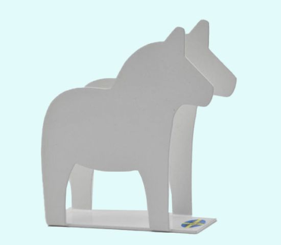 Napkin holder, white horse