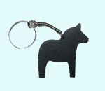 Keychain, black horse