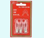 Repl.bulbs for 5 lights, 23V, 3-pk