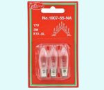 Repl.bulbs for 7 lights, 17V, 3-pk