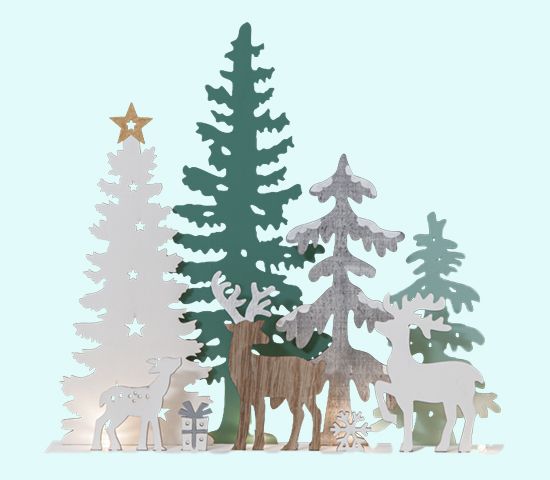 Tree & deer 12", Reinbek