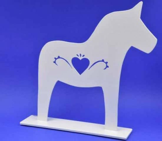 Dalahorse 12", white