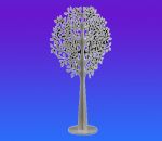 Tree 20" 3D, white