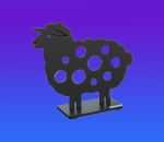 Sheep 6", black