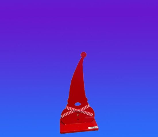 Tomte w/tall hat 6", red