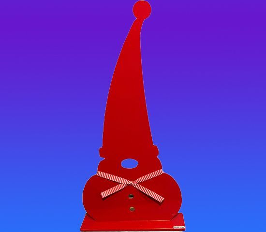 Tomte w/tall hat 12", red