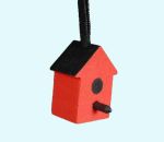 Birdhouse, red