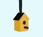 Birdhouse, yellow