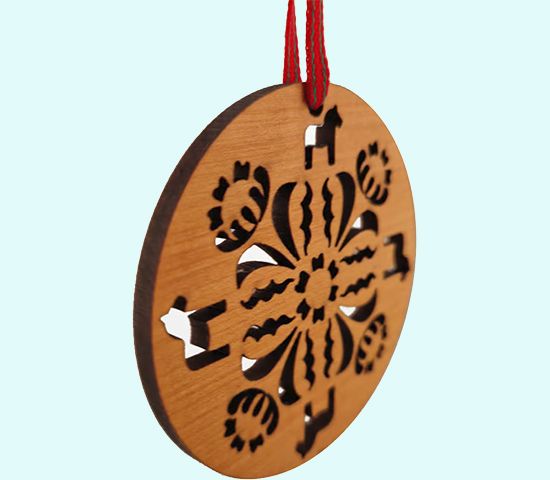 Lasercut ornament, Dalakurbits