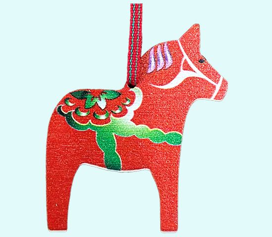 Dalahorse, red