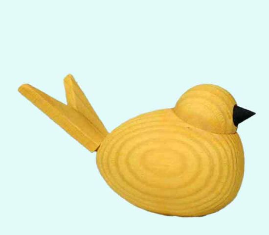 Bird L, yellow