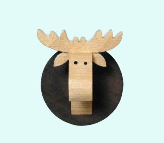 Moose magnet, brown