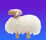 Sheep w/ wool 9 1/2"