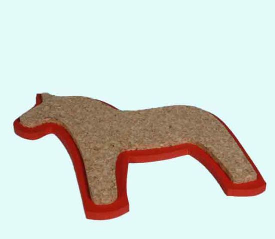 Trivet, red horse