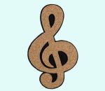 Trivet, G-clef