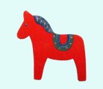 Magnet, horse red / green