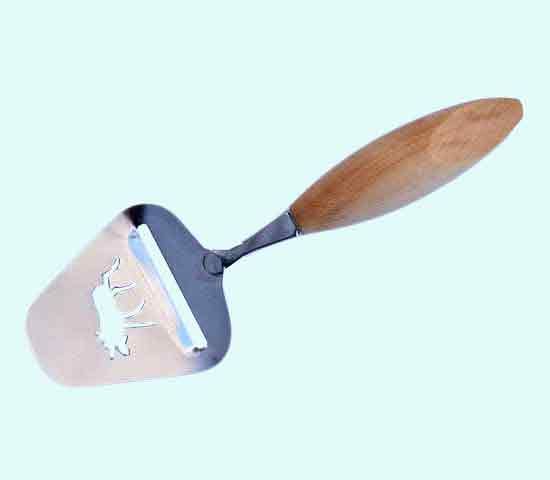 Cheese slicer w/ moose, round handle