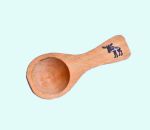 Coffee scoop, black moose