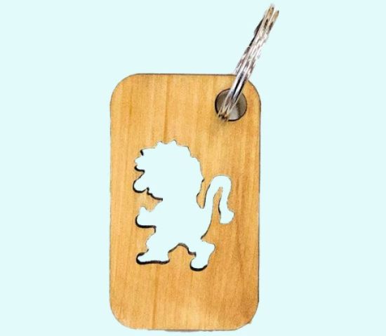 Keyring, troll cutout