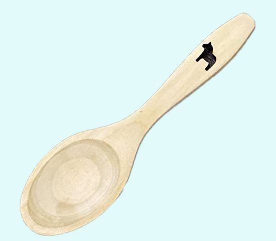 Spoon w/ horse cutout 9"