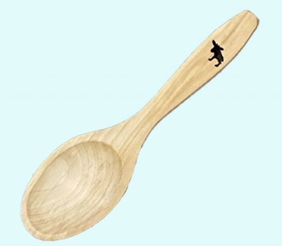 Spoon w/ moose cutout 9"