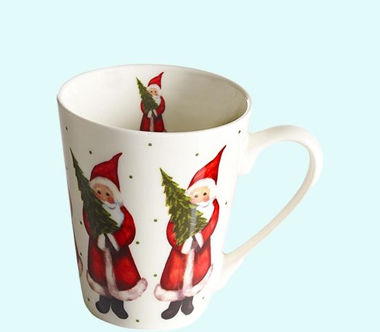 Mug w/ Tomte holding tree