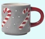 Glögg mug, candy cane