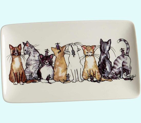 Platter 8 1/2", cats