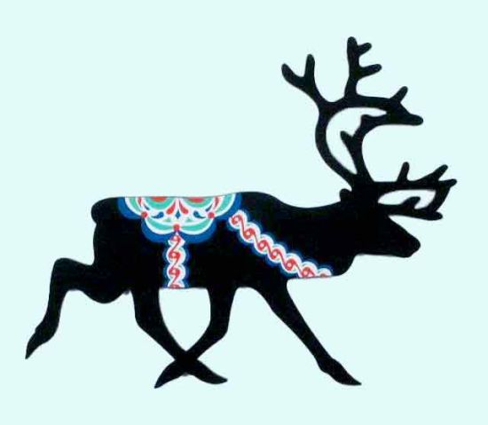 Trivet, reindeer, silicone