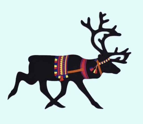 Trivet, Sami reindeer, silicone