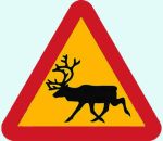 Trivet, reindeer crossing