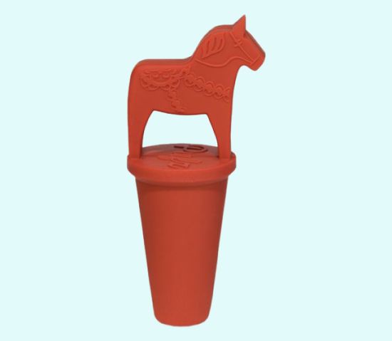 Bottle top, red Dalahorse