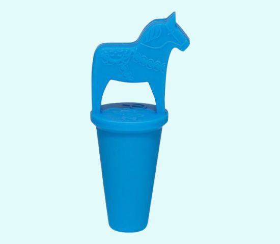 Bottle top, blue Dalahorse