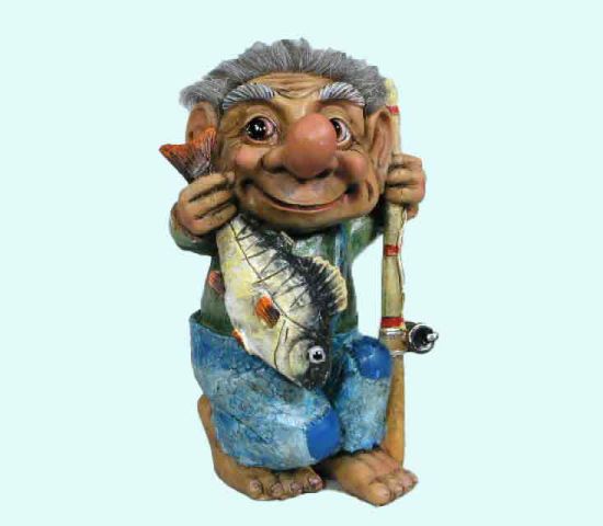 Troll w/ fish